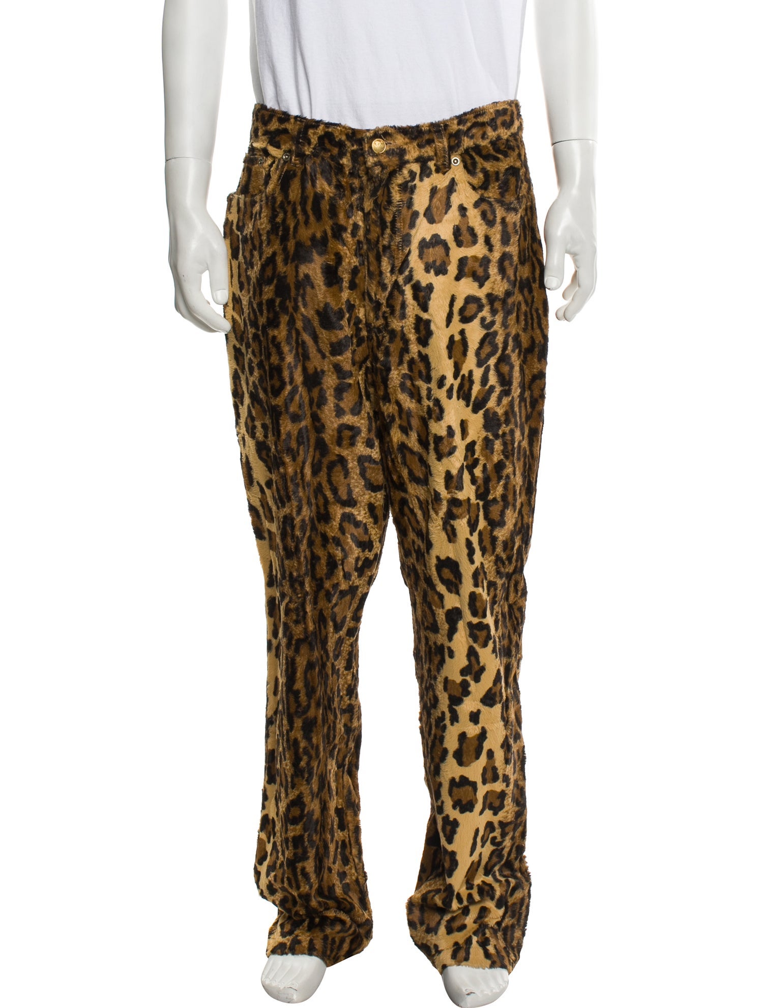 Moschino Cheap and Chic Animal Print Pants