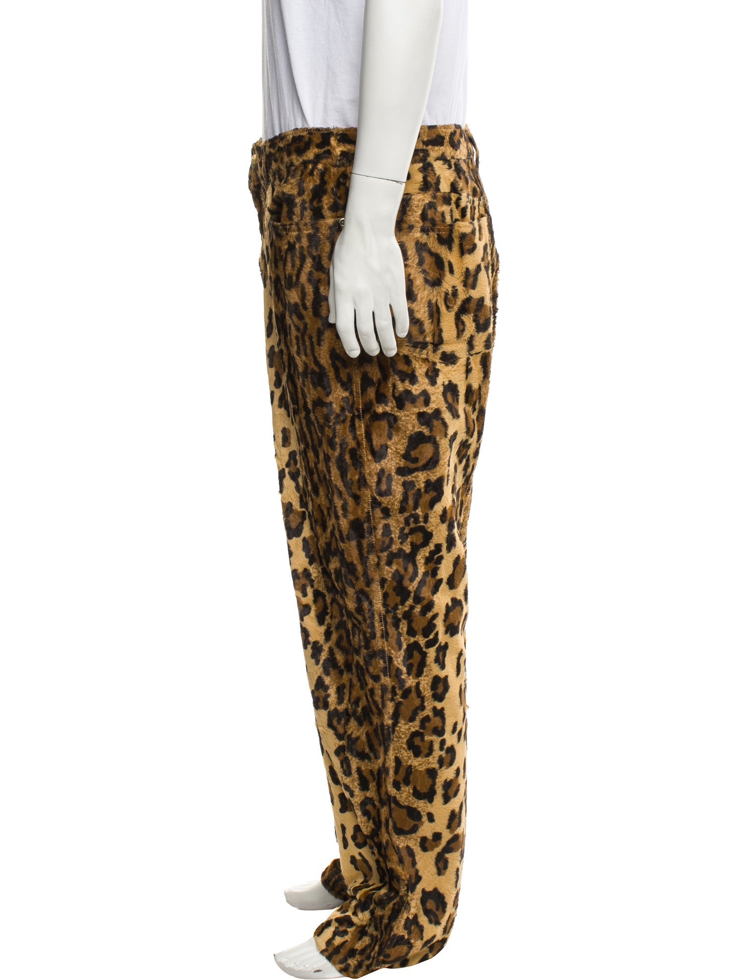 Moschino Cheap and Chic Animal Print Pants
