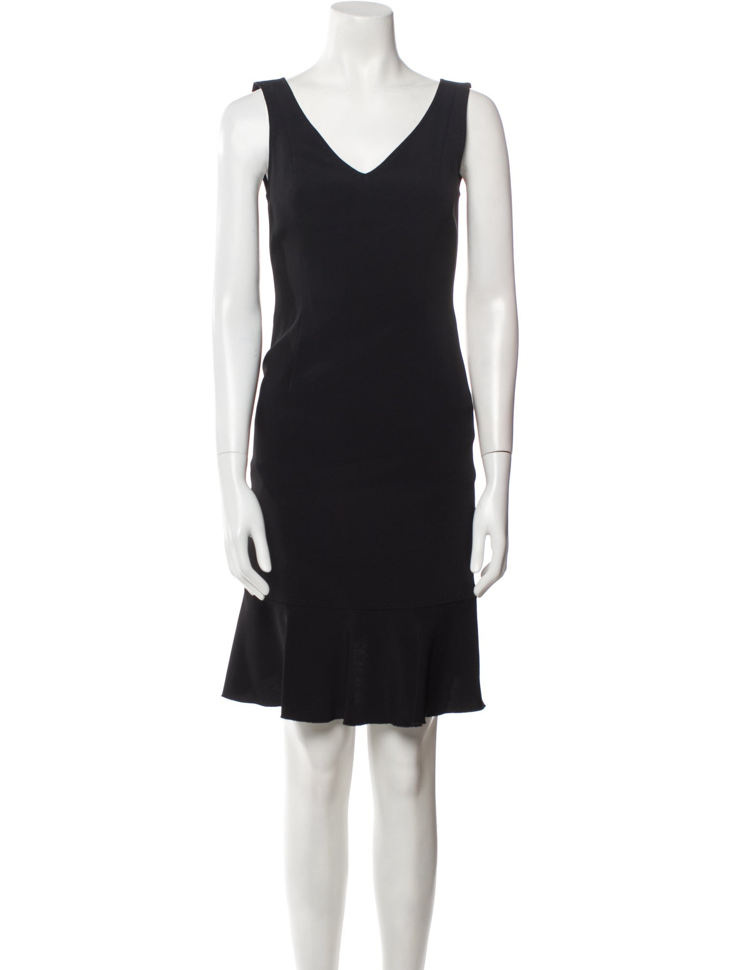 Moschino Cheap and Chic V-Neck Mini Dress