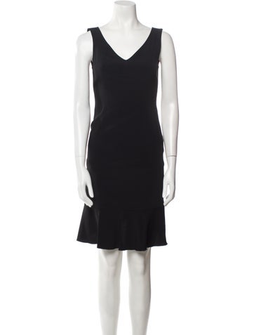 Moschino Cheap and Chic Dresses V-Neck Mini Dress M