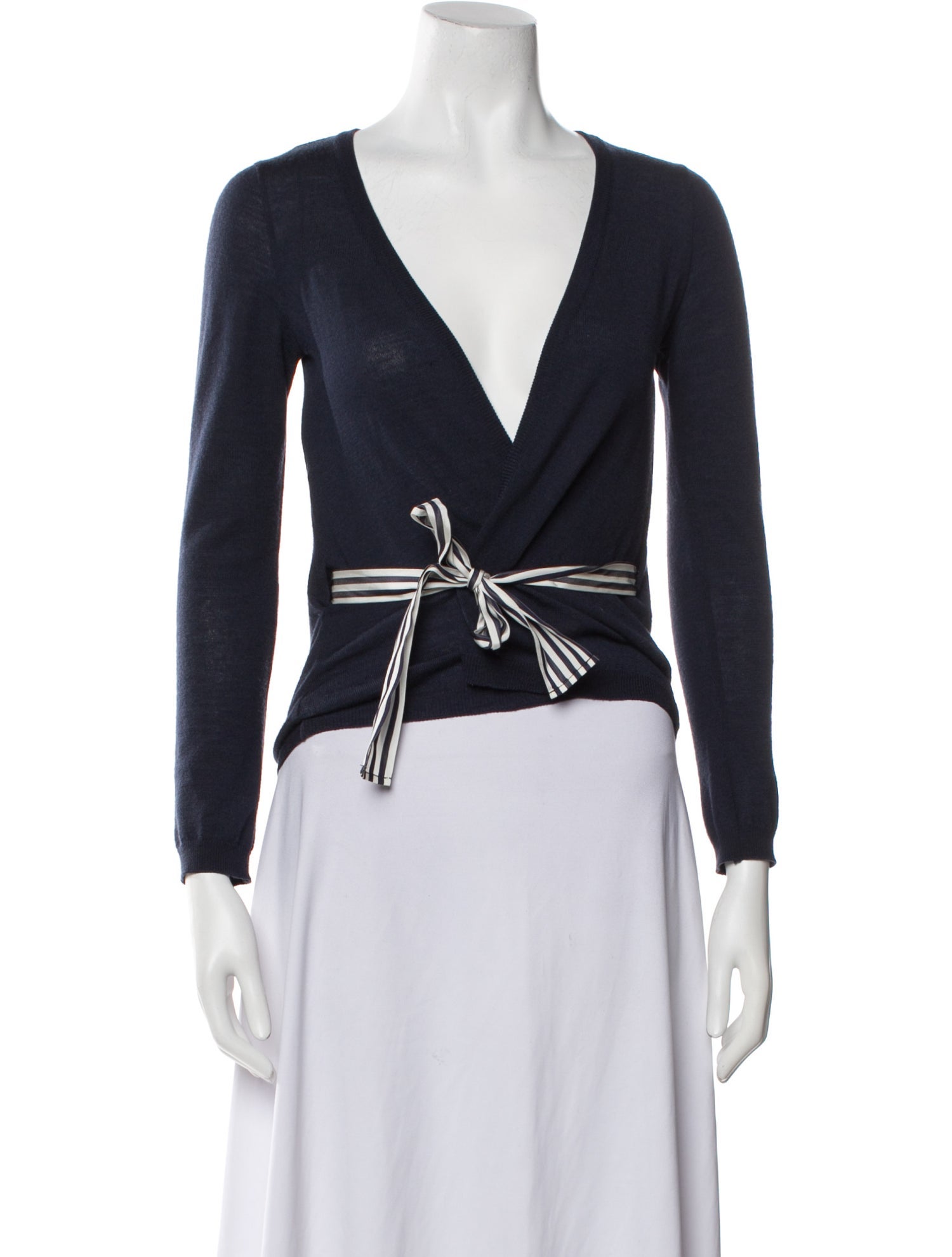 Moschino Cheap and Chic Virgin Wool Striped Sweater