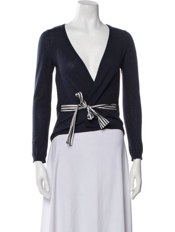 Moschino Cheap and Chic Knitwear Virgin Wool Striped Sweater S