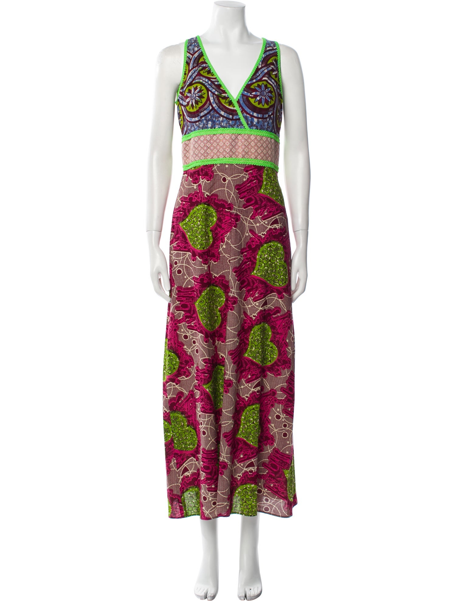 Moschino Cheap and Chic Printed Long Dress
