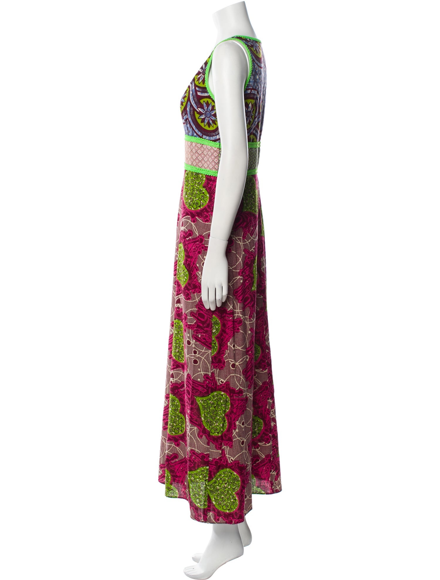 Moschino Cheap and Chic Printed Long Dress