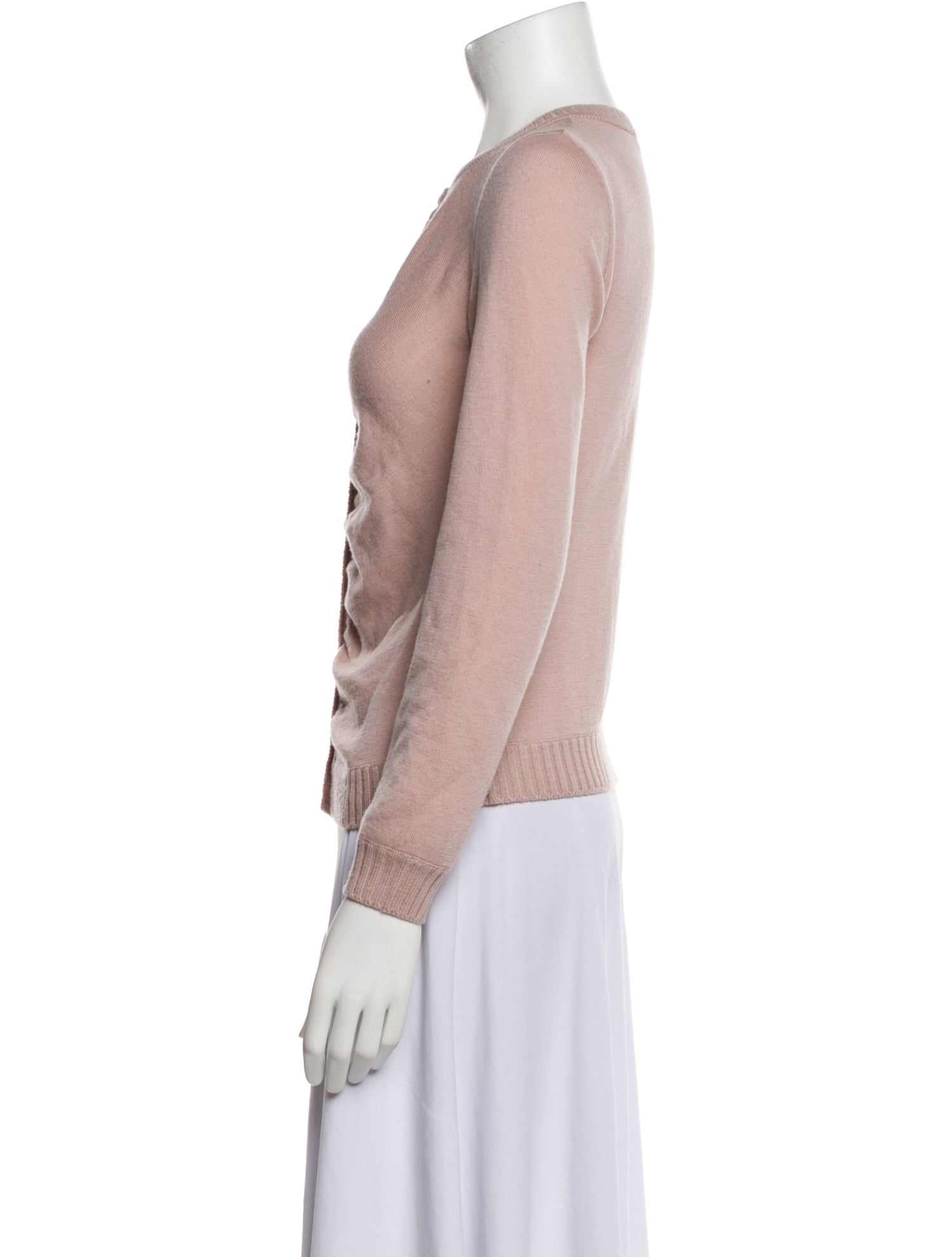 Moschino Cheap and Chic Virgin Wool Scoop Neck Sweater