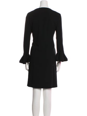 Moschino Cheap and Chic V-Neck Knee-Length Dress