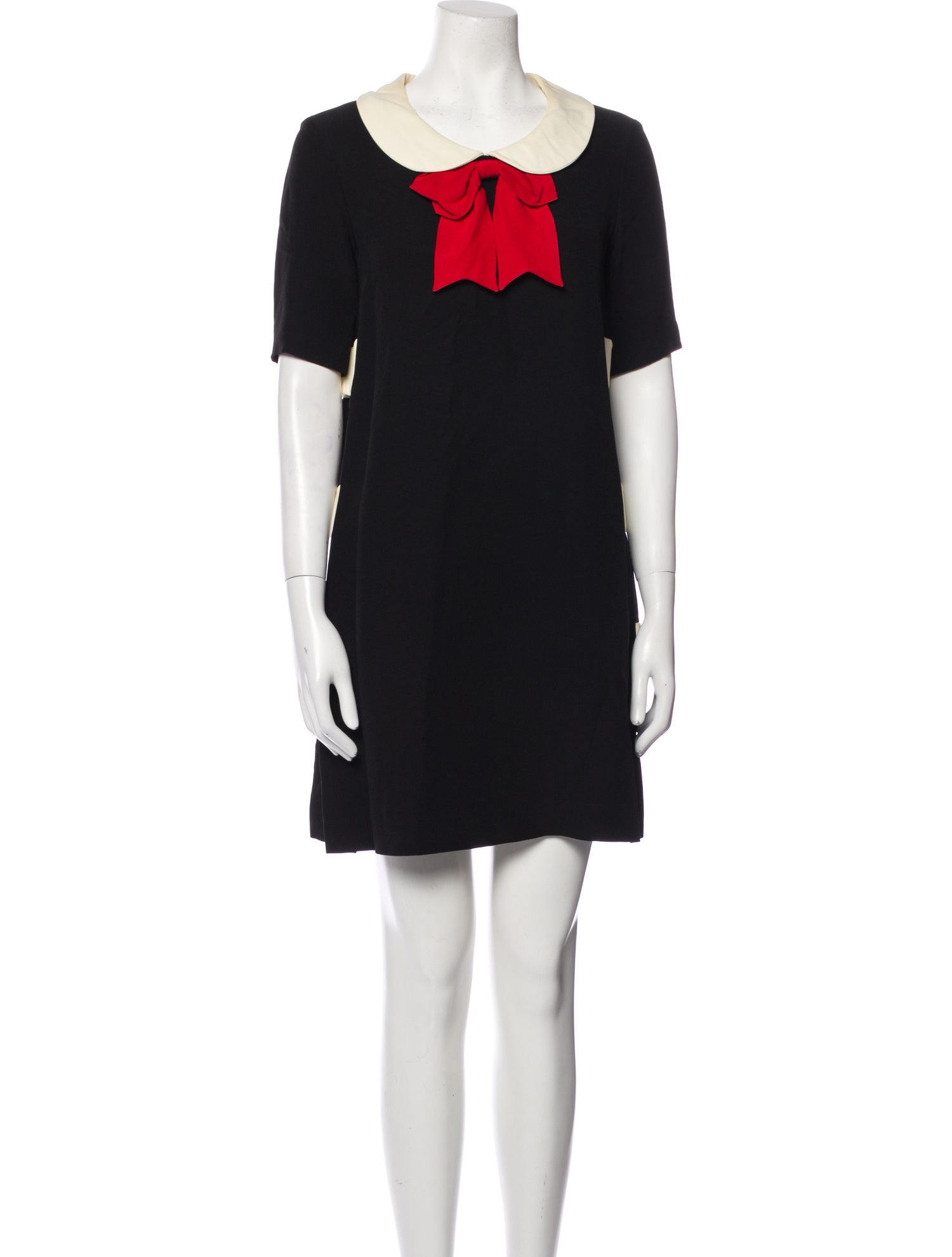 Moschino Cheap and Chic crochet and floral embroidery dress