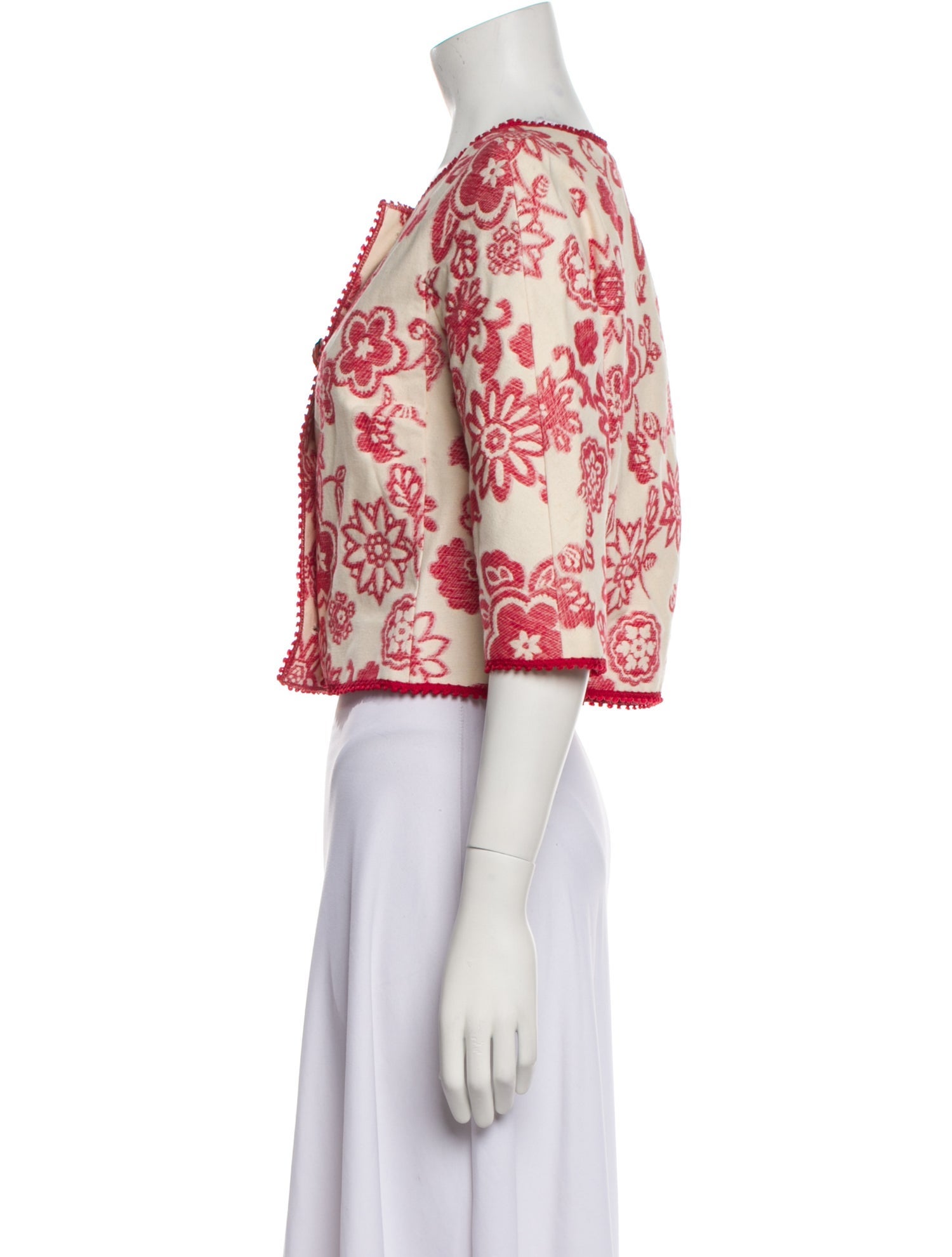 Moschino Cheap and Chic Floral Print Bolero