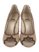 Moschino Cheap and Chic Canvas Printed Pumps