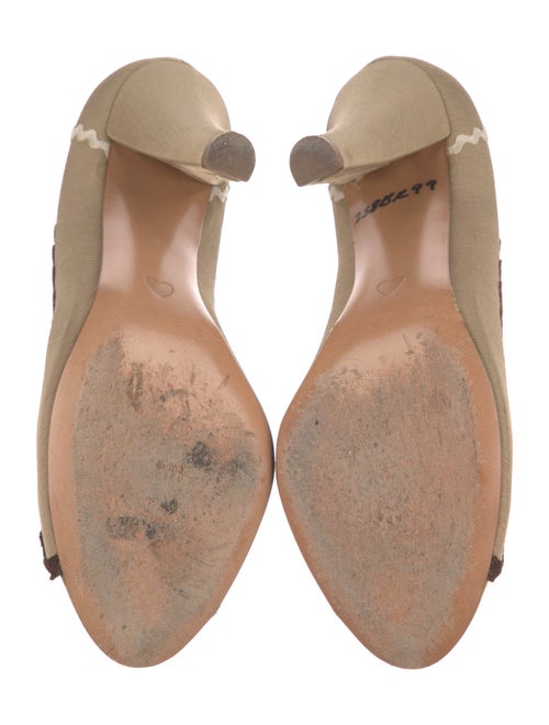 Moschino Cheap and Chic Canvas Printed Pumps