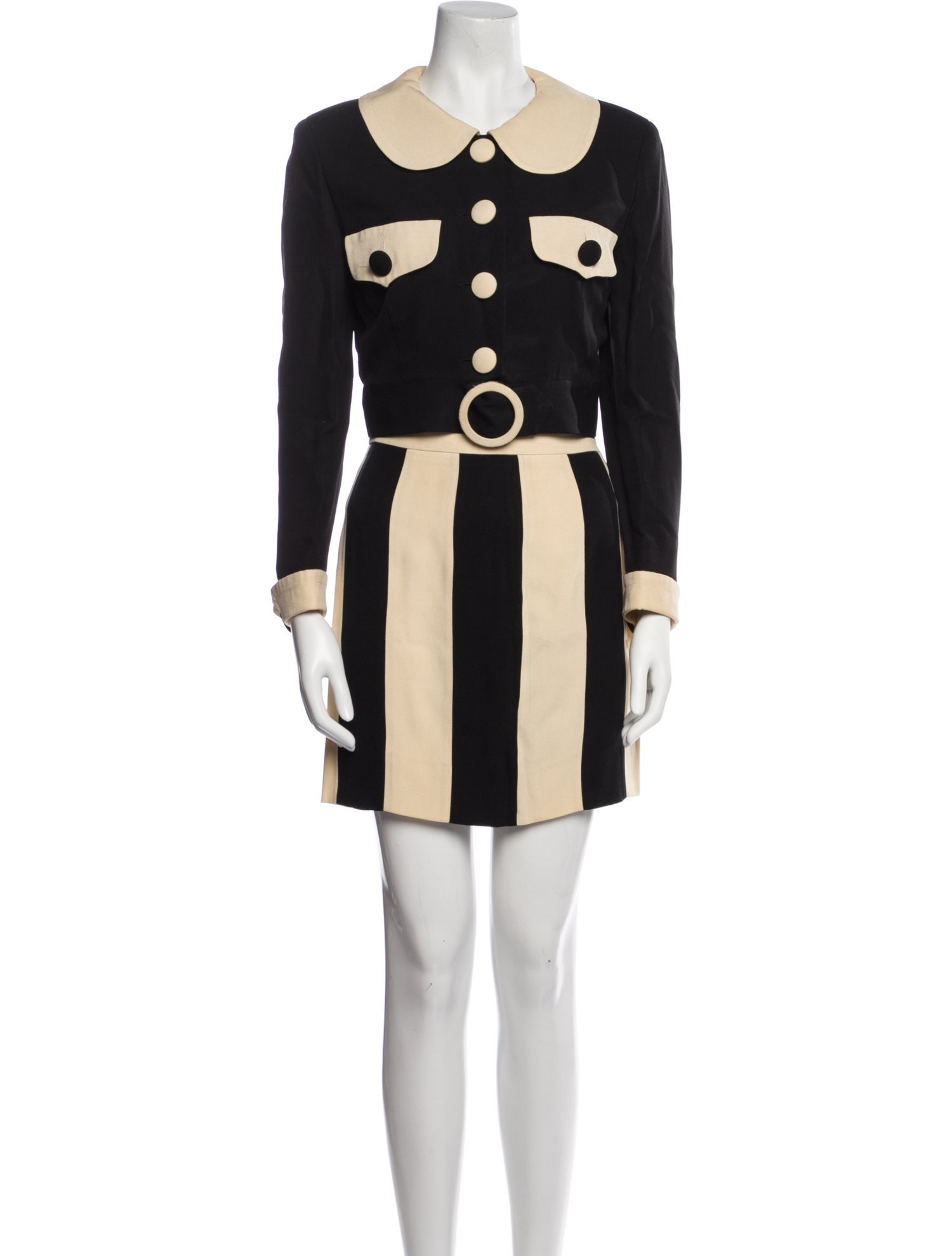 Moschino Cheap and Chic Vintage 1990's Skirt Suit