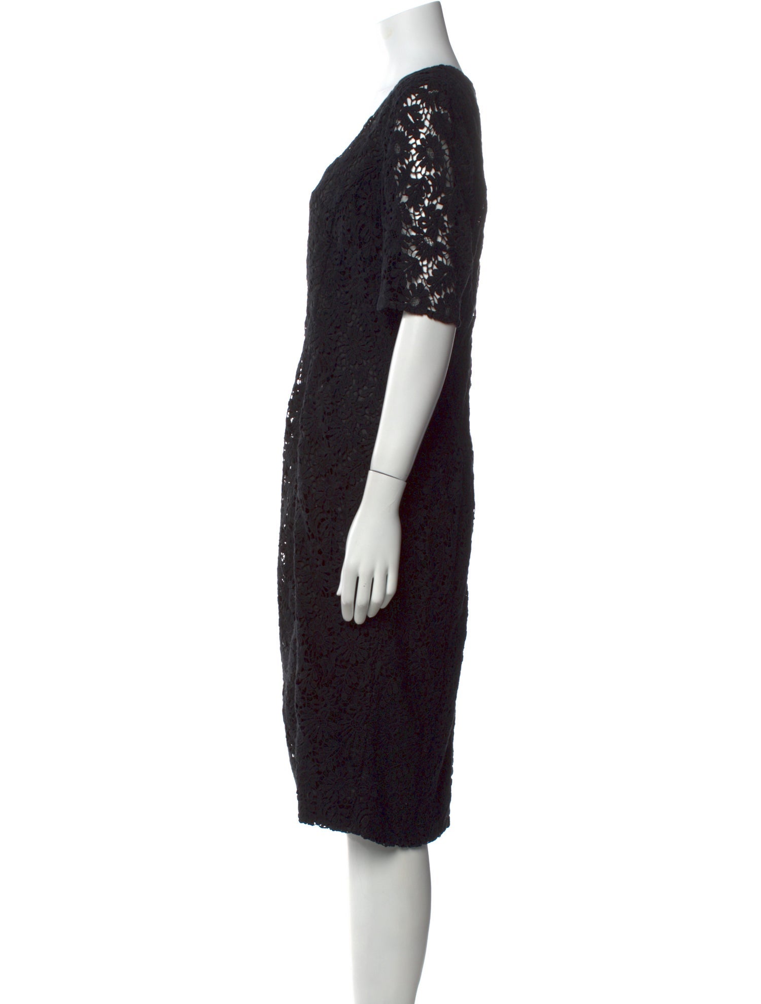 Moschino Cheap and Chic Scoop Neck Knee-Length Dress