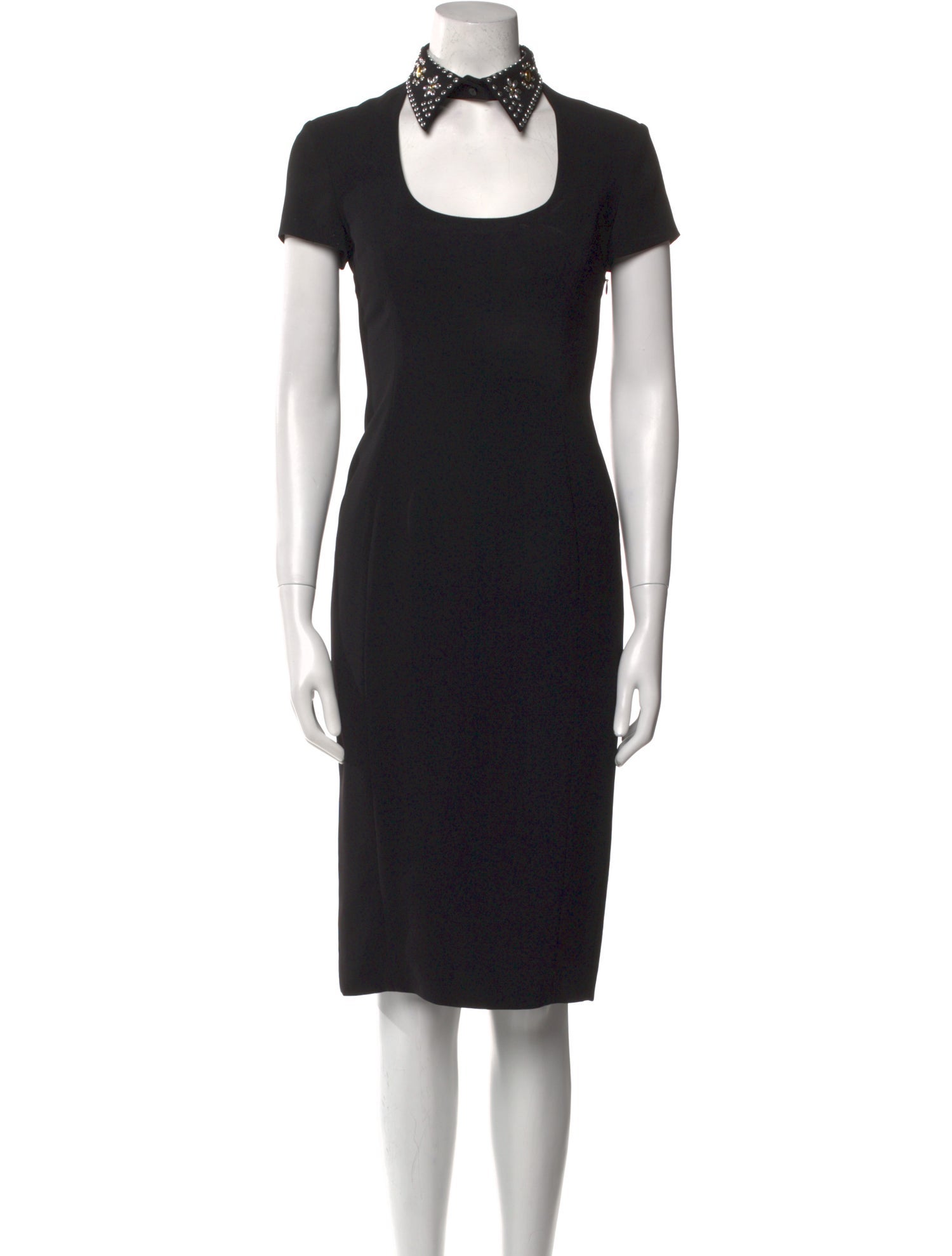 Moschino Cheap and Chic Silk Midi Length Dress