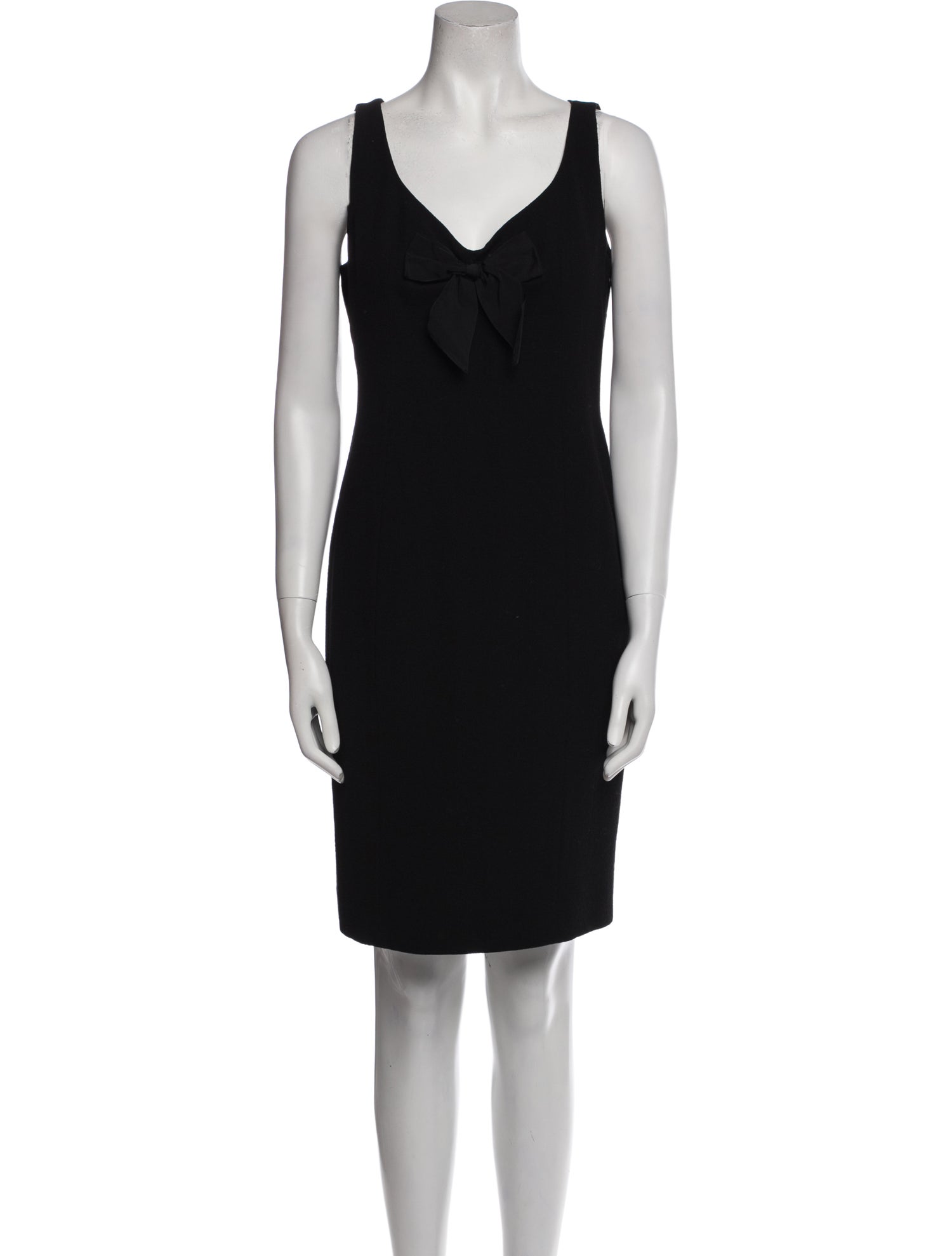 Moschino Cheap and Chic Virgin Wool Knee-Length Dress
