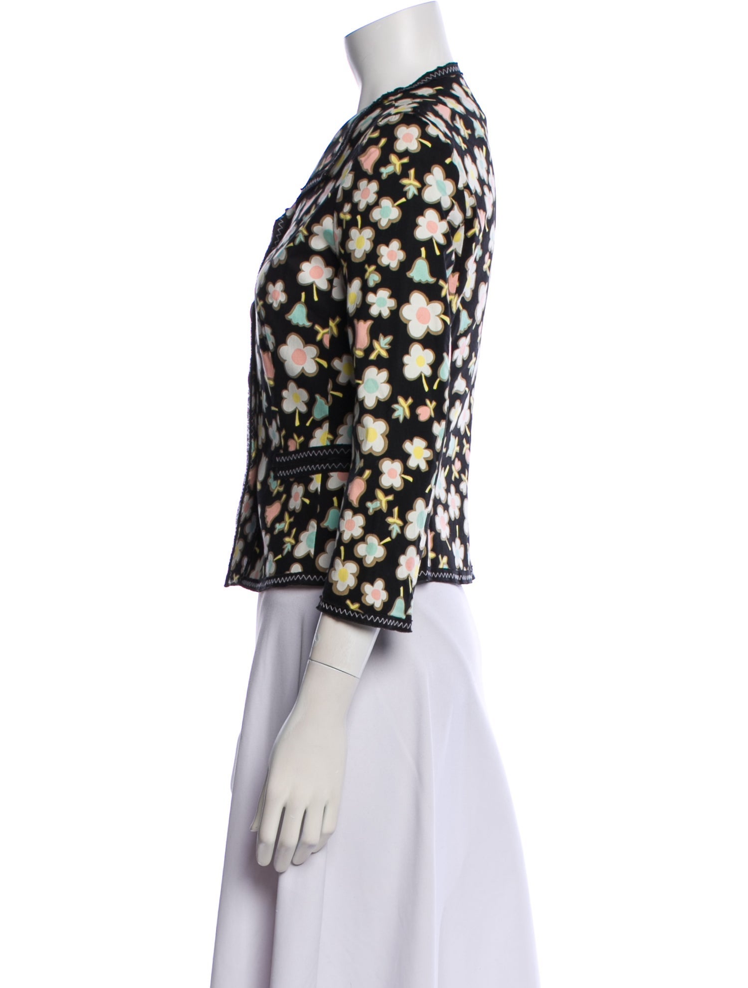 Moschino Cheap and Chic Floral Print Evening Jacket