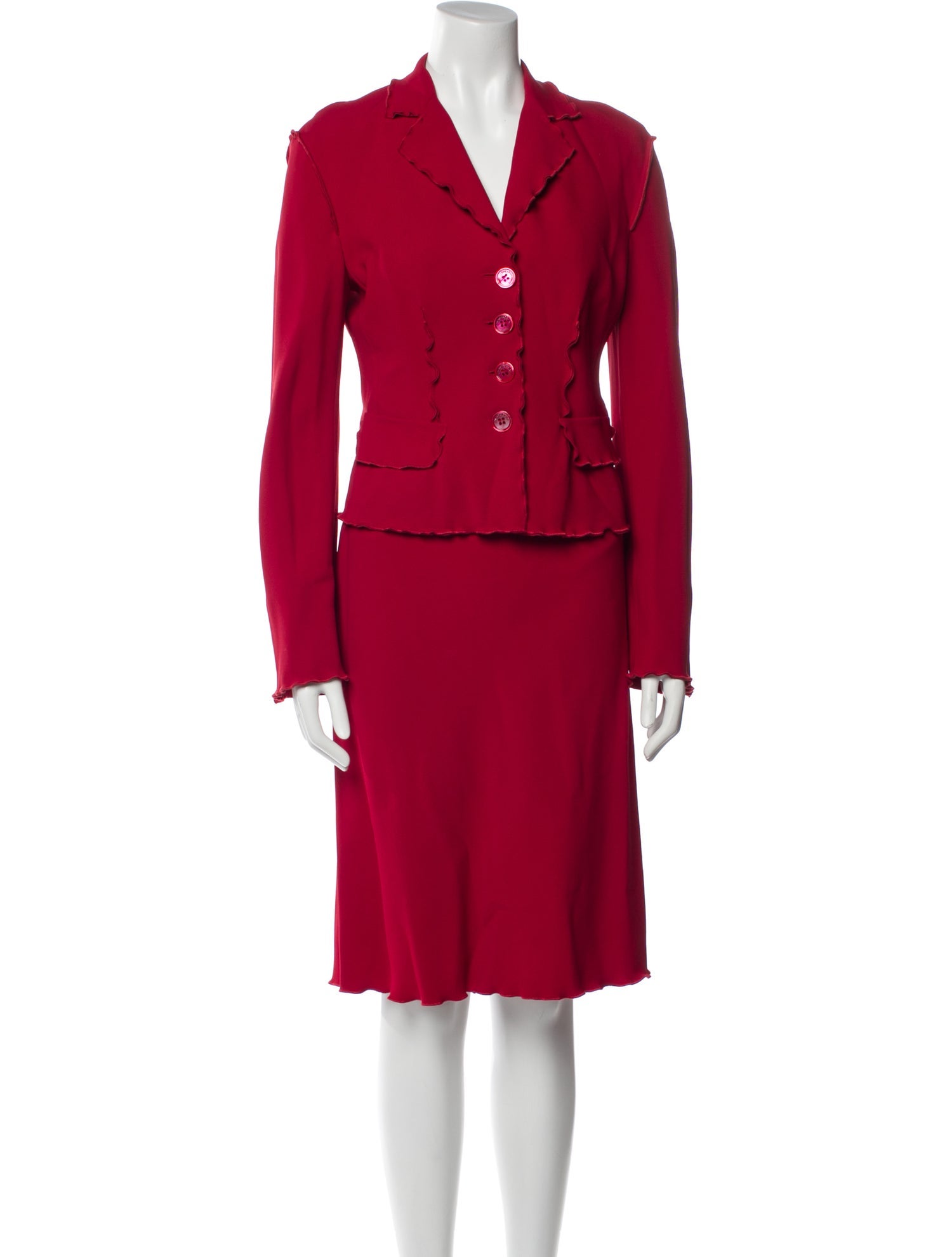 Moschino Cheap and Chic Vintage Late 1990's - Early 2000's Skirt Suit