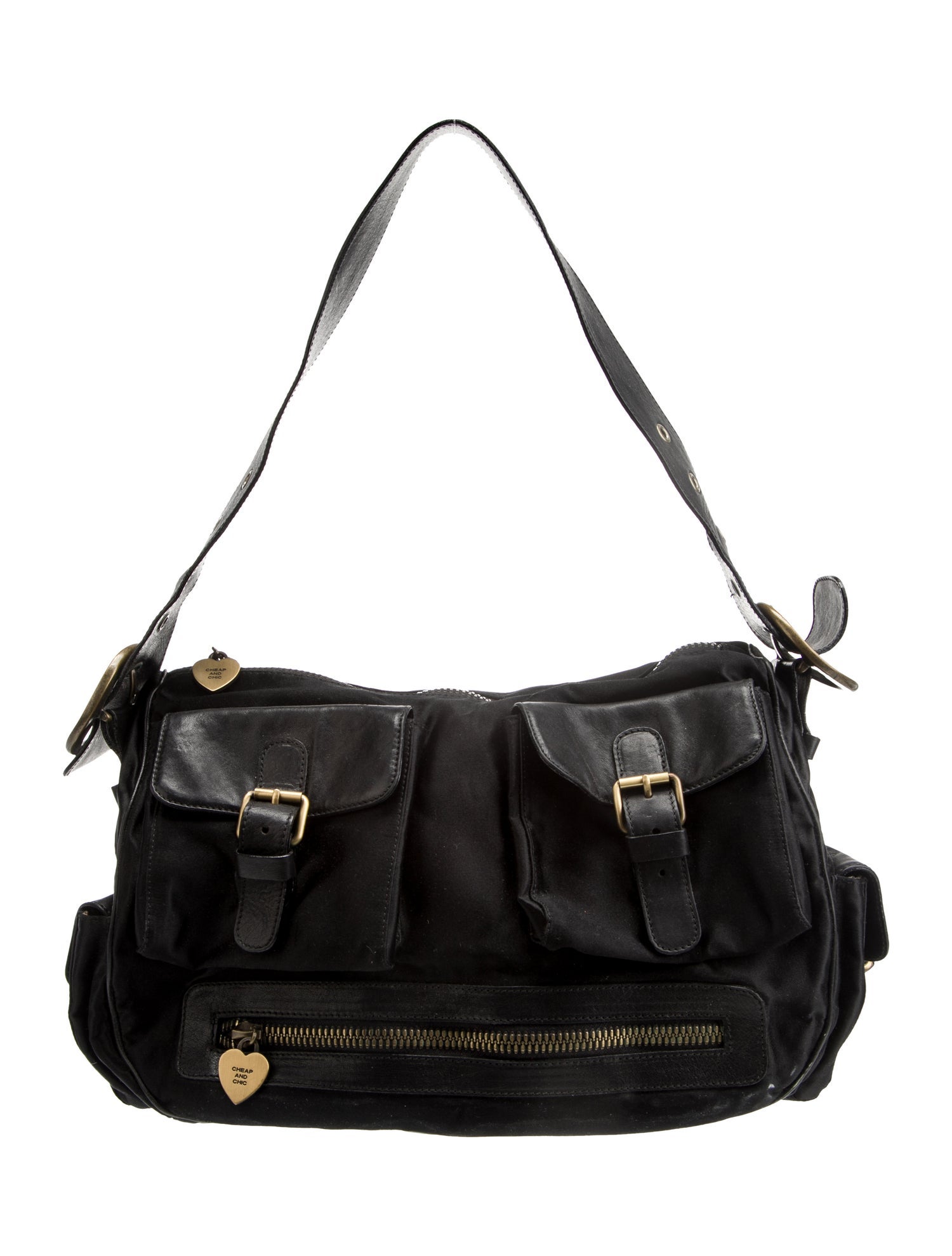 Moschino Cheap and Chic Satin Shoulder Bag