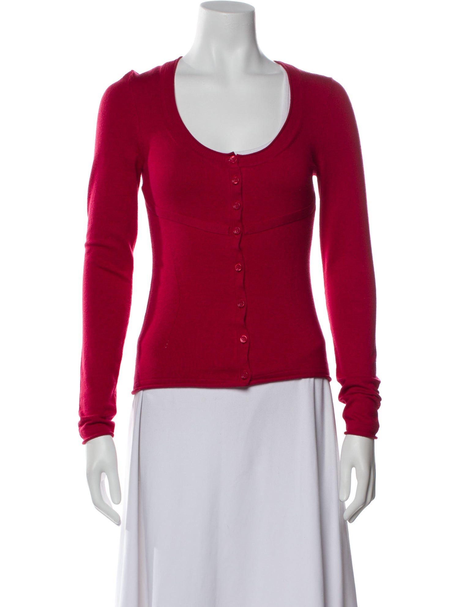 Moschino Cheap and Chic Wool Scoop Neck Sweater