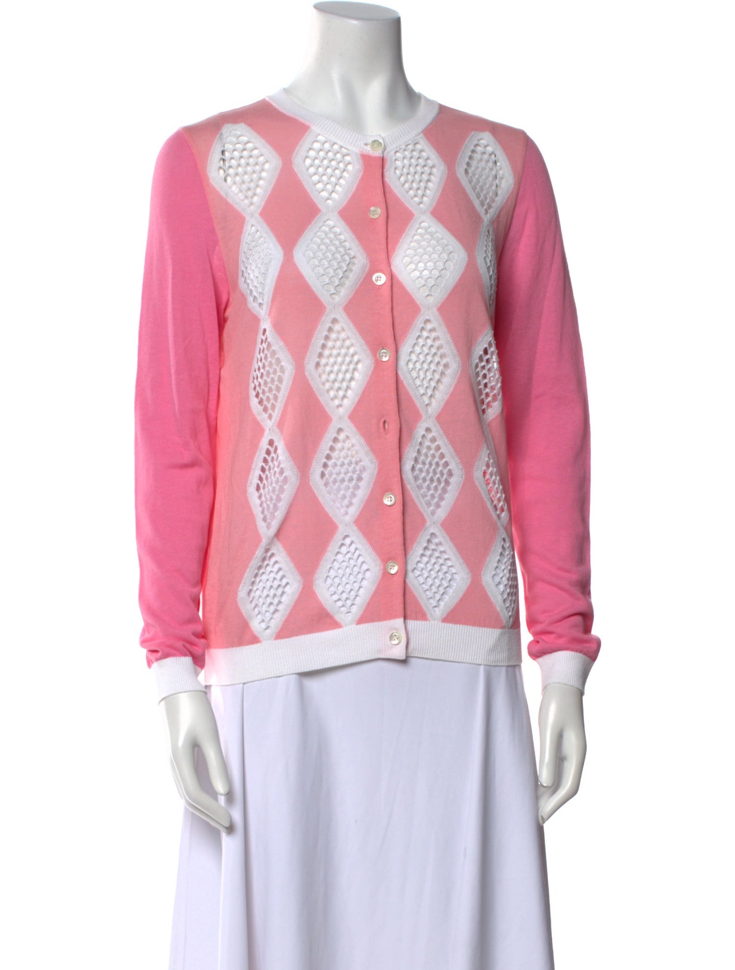 Moschino Cheap and Chic Printed Crew Neck Sweater