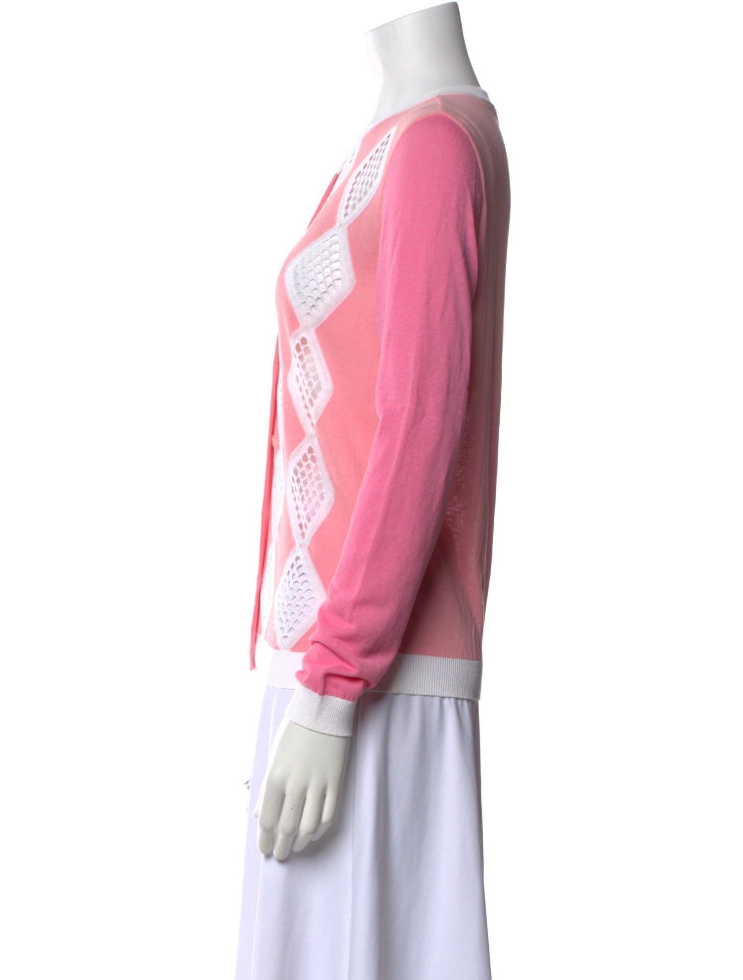 Moschino Cheap and Chic Printed Crew Neck Sweater