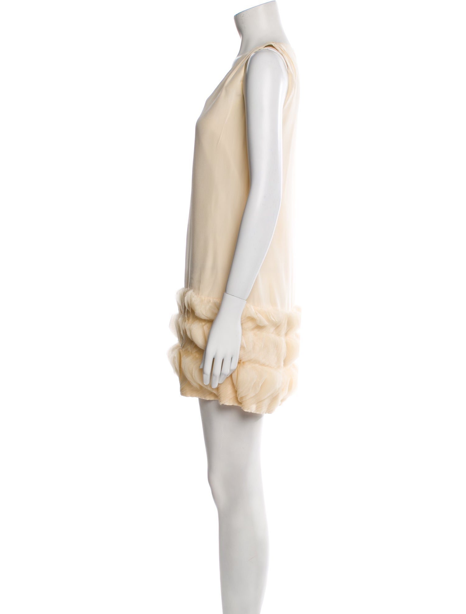 Moschino Cheap and Chic V-Neck Mini Dress