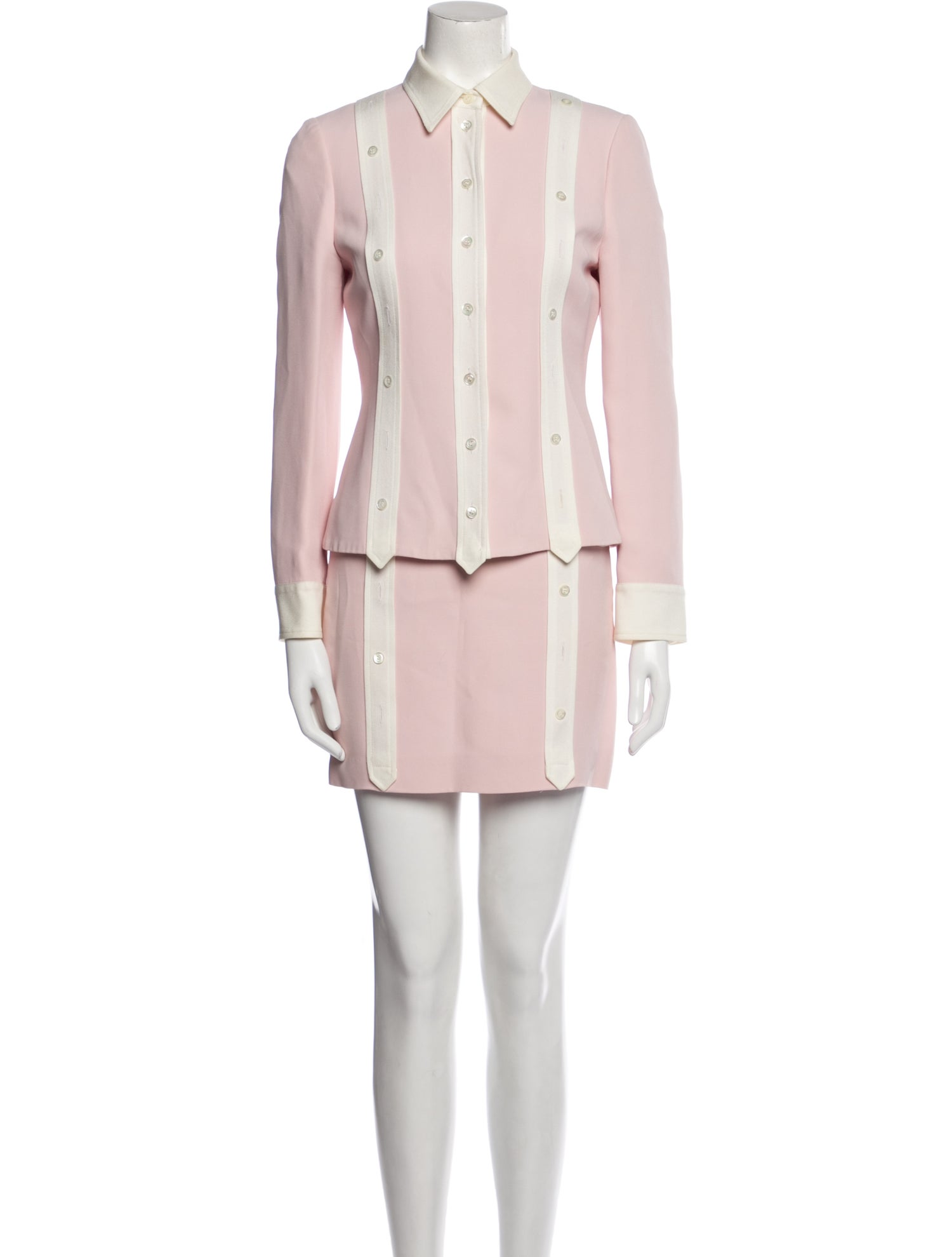 Moschino Cheap and Chic Vintage 1990's Skirt Suit