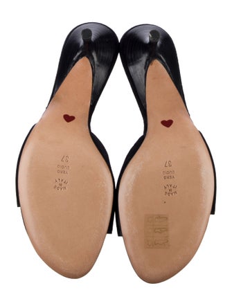 Moschino Cheap and Chic Leather Slides