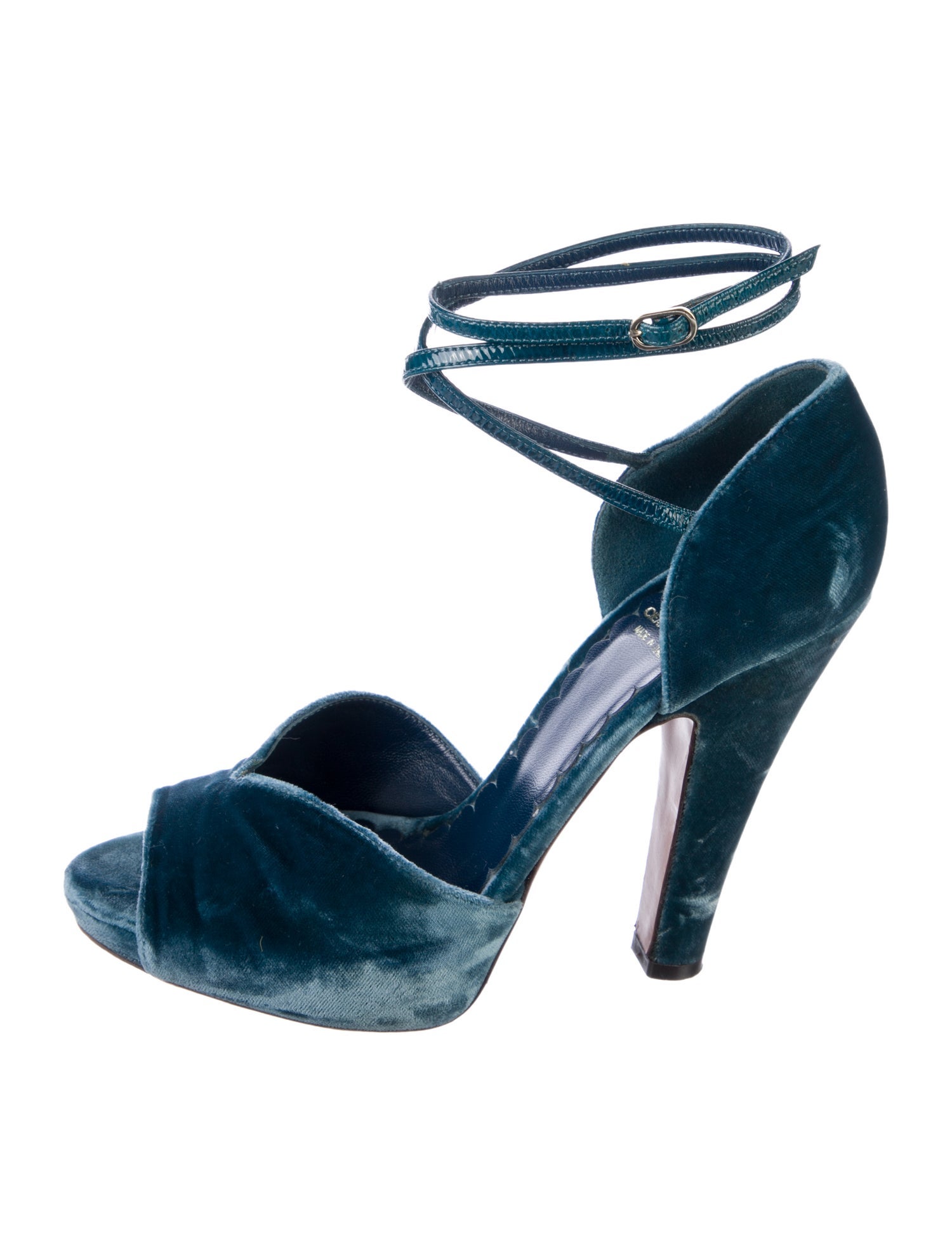 Moschino Cheap and Chic Velvet D'Orsay Pumps