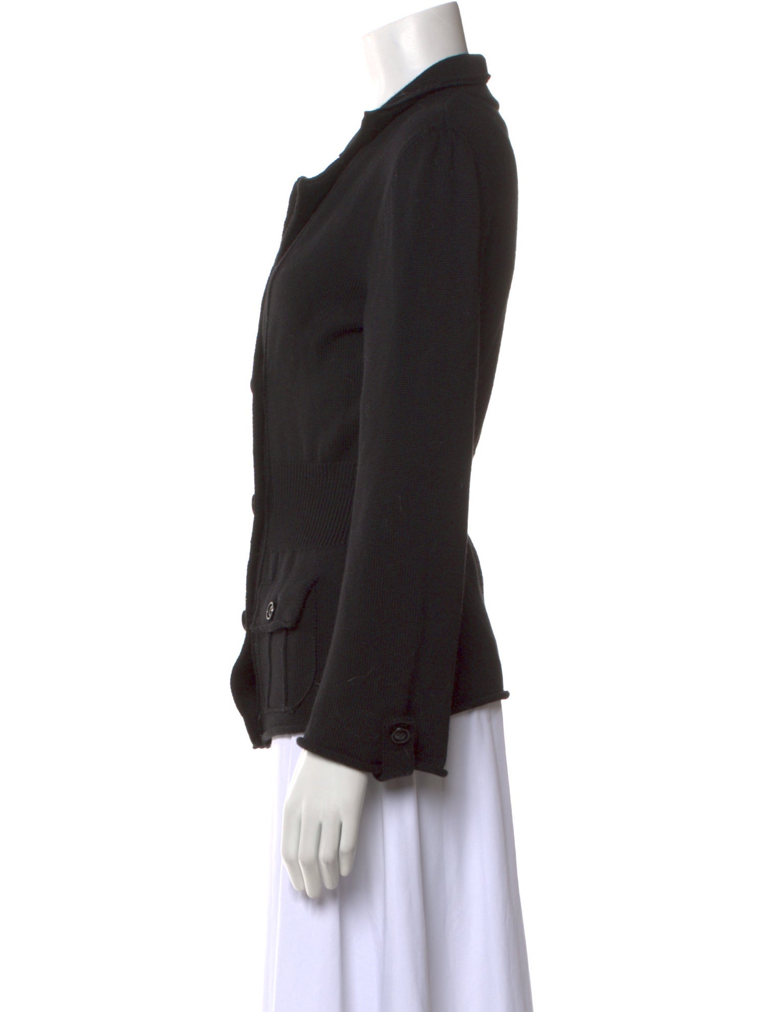 Moschino Cheap and Chic Virgin Wool V-Neck Sweater