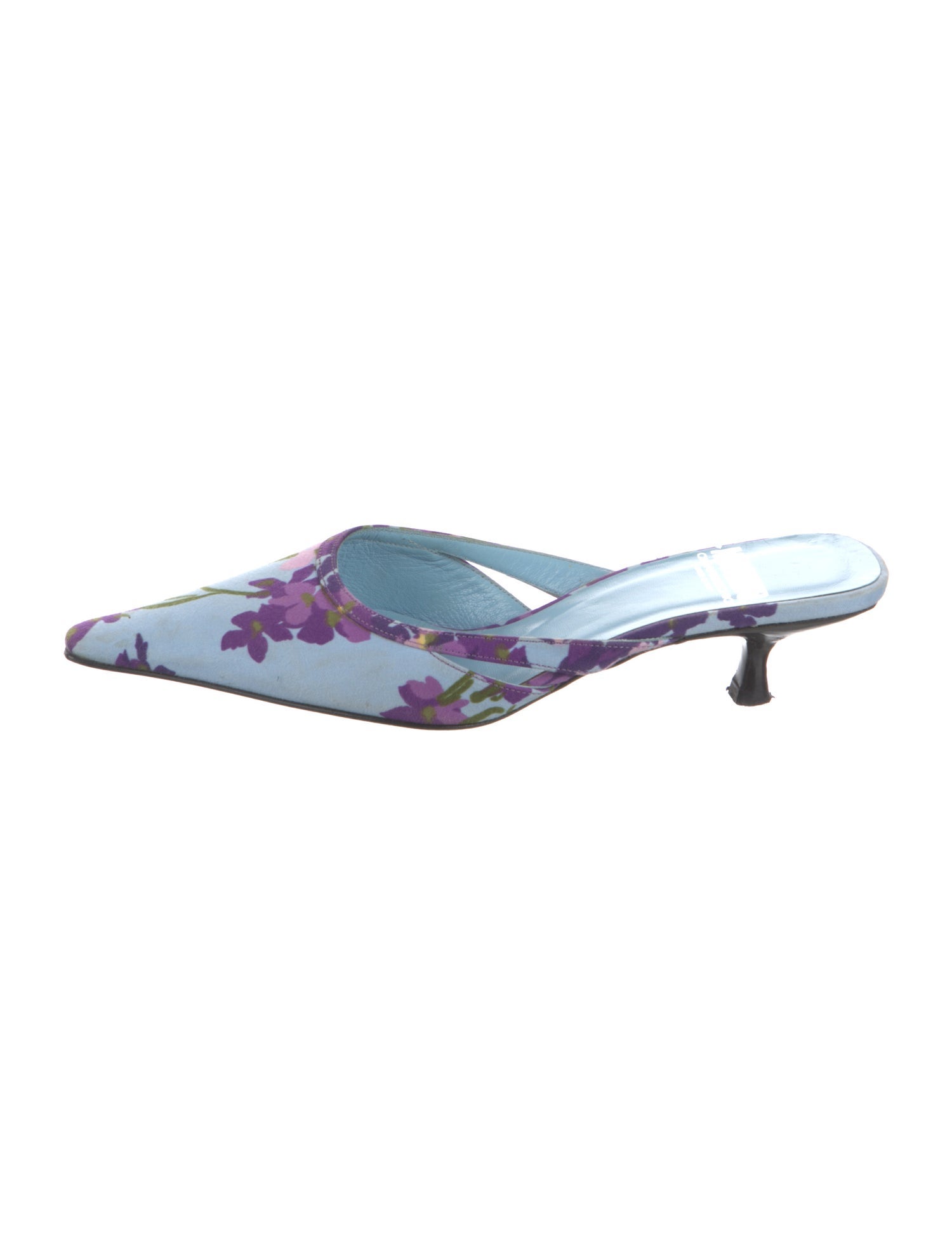 Moschino Cheap and Chic Floral Print Mules