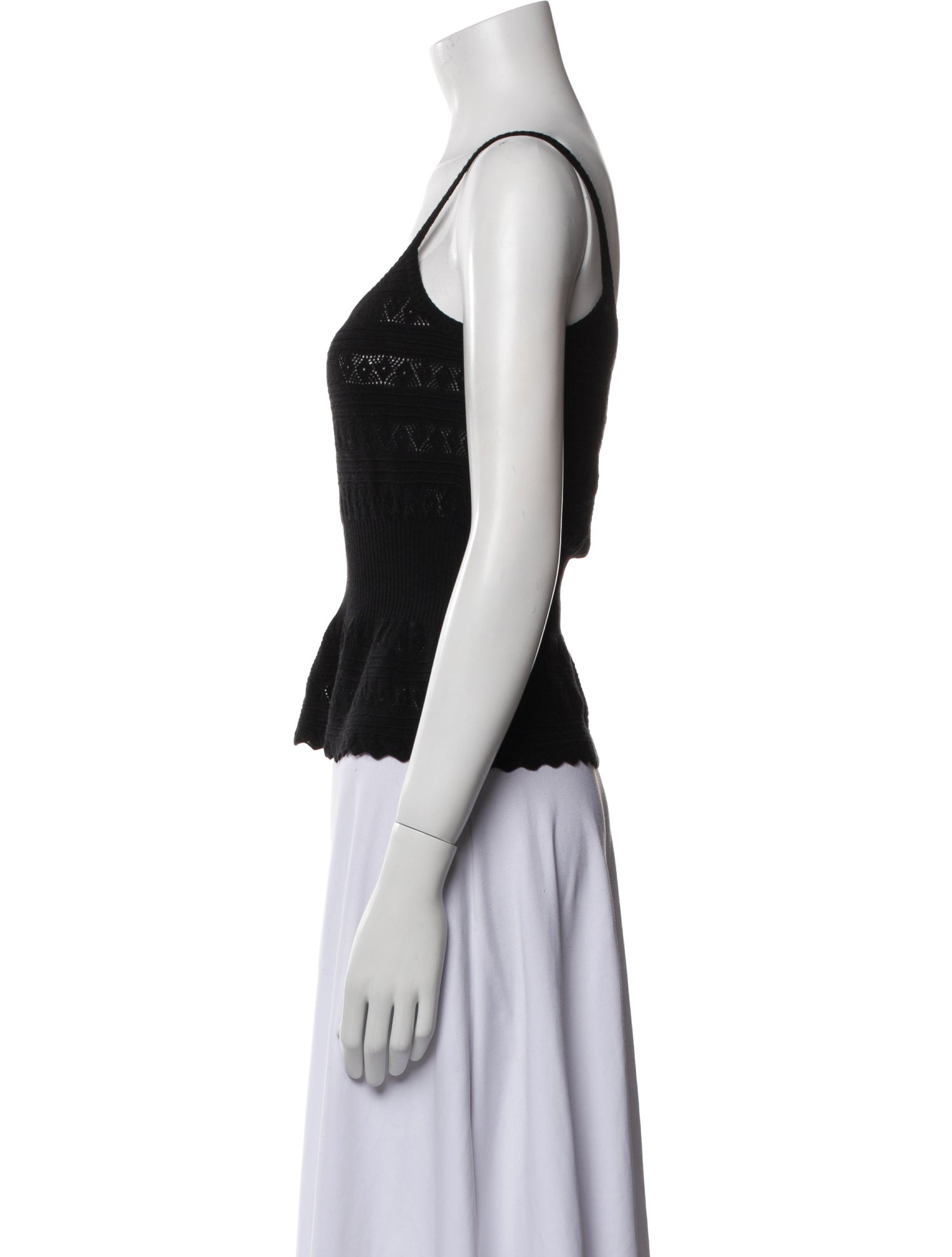 Moschino Cheap and Chic Virgin Wool Scoop Neck Sweater