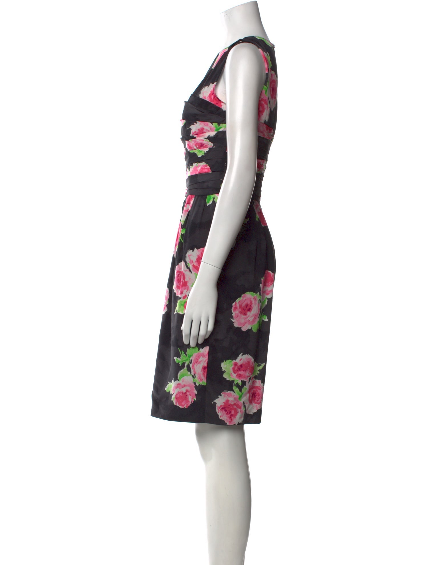 Moschino Cheap and Chic Silk Knee-Length Dress