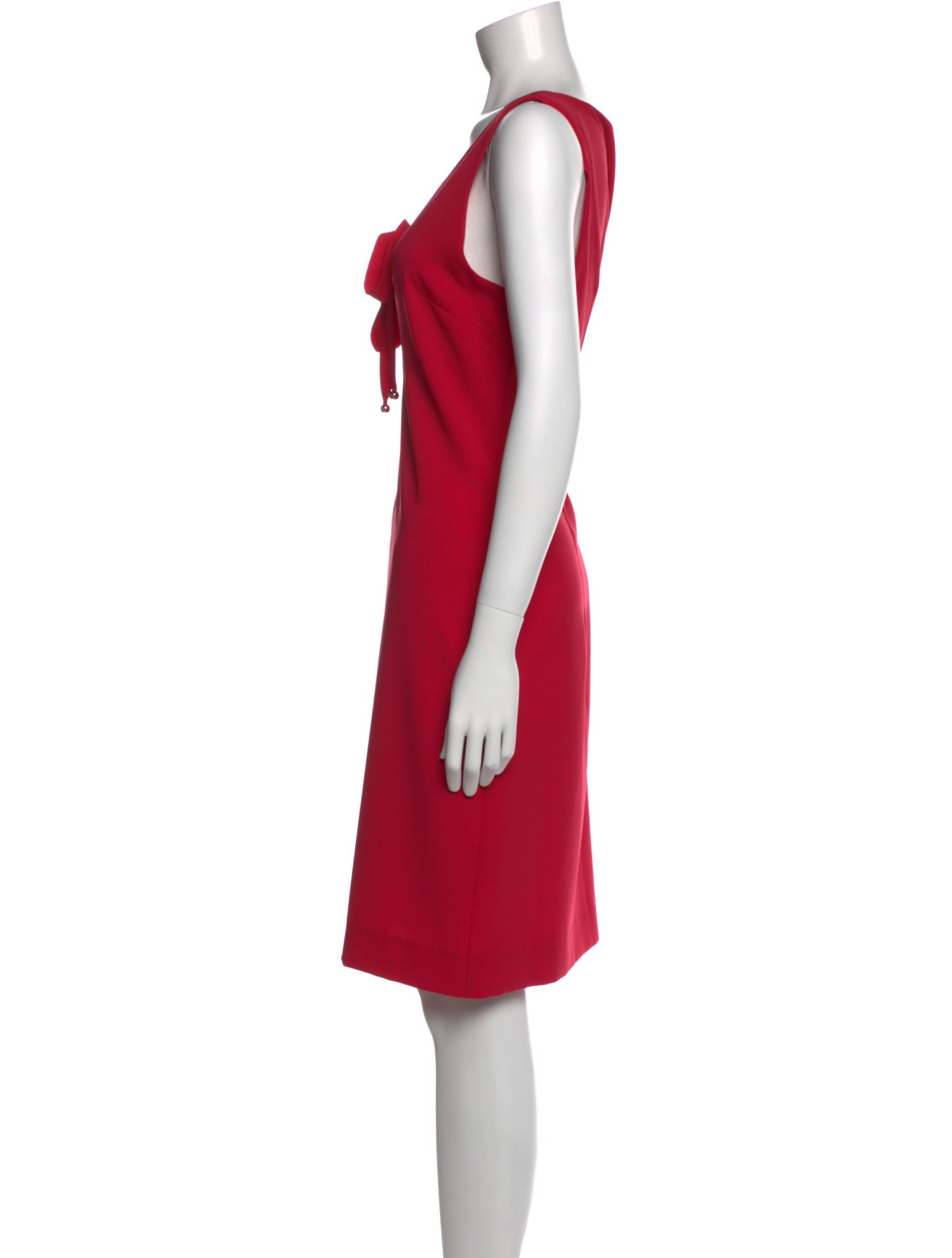 Moschino Cheap and Chic Scoop Neck Knee-Length Dress