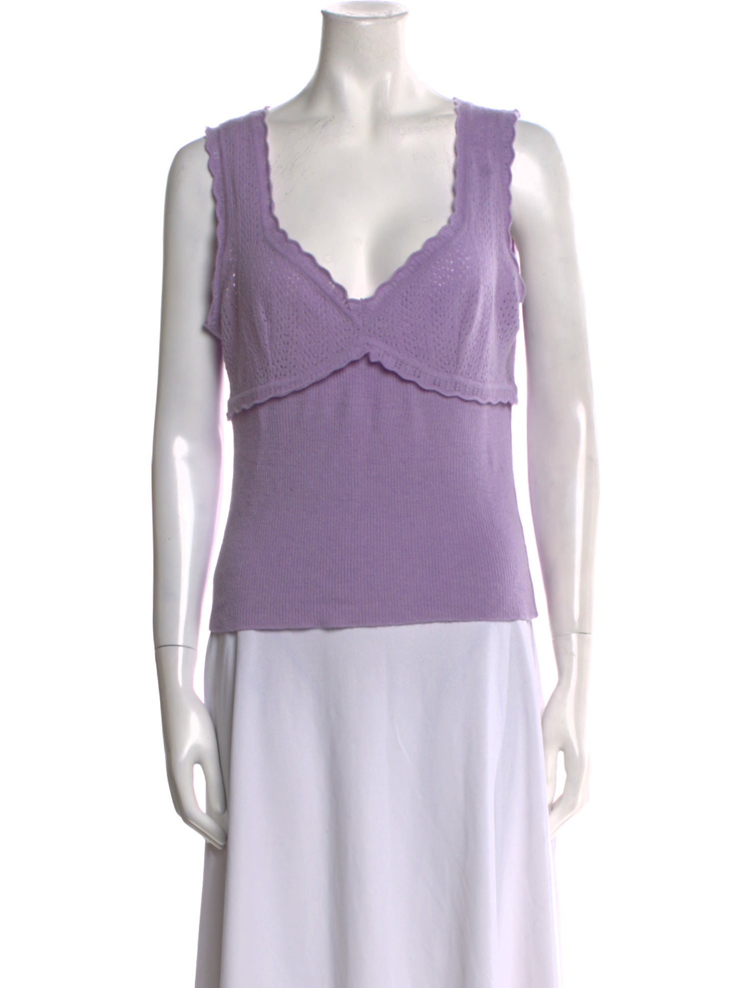 Moschino Cheap and Chic Virgin Wool V-Neck Sweater