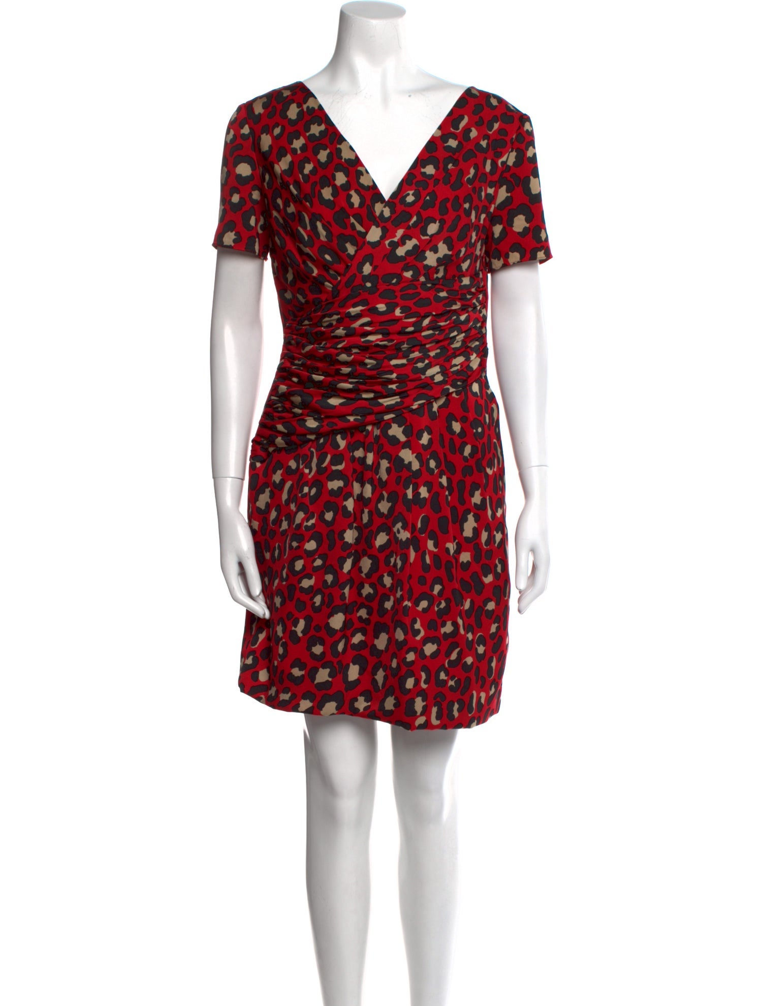 Moschino Cheap and Chic Animal Print Mini Dress