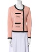 Moschino Cheap and Chic Virgin Wool Graphic Print Jacket