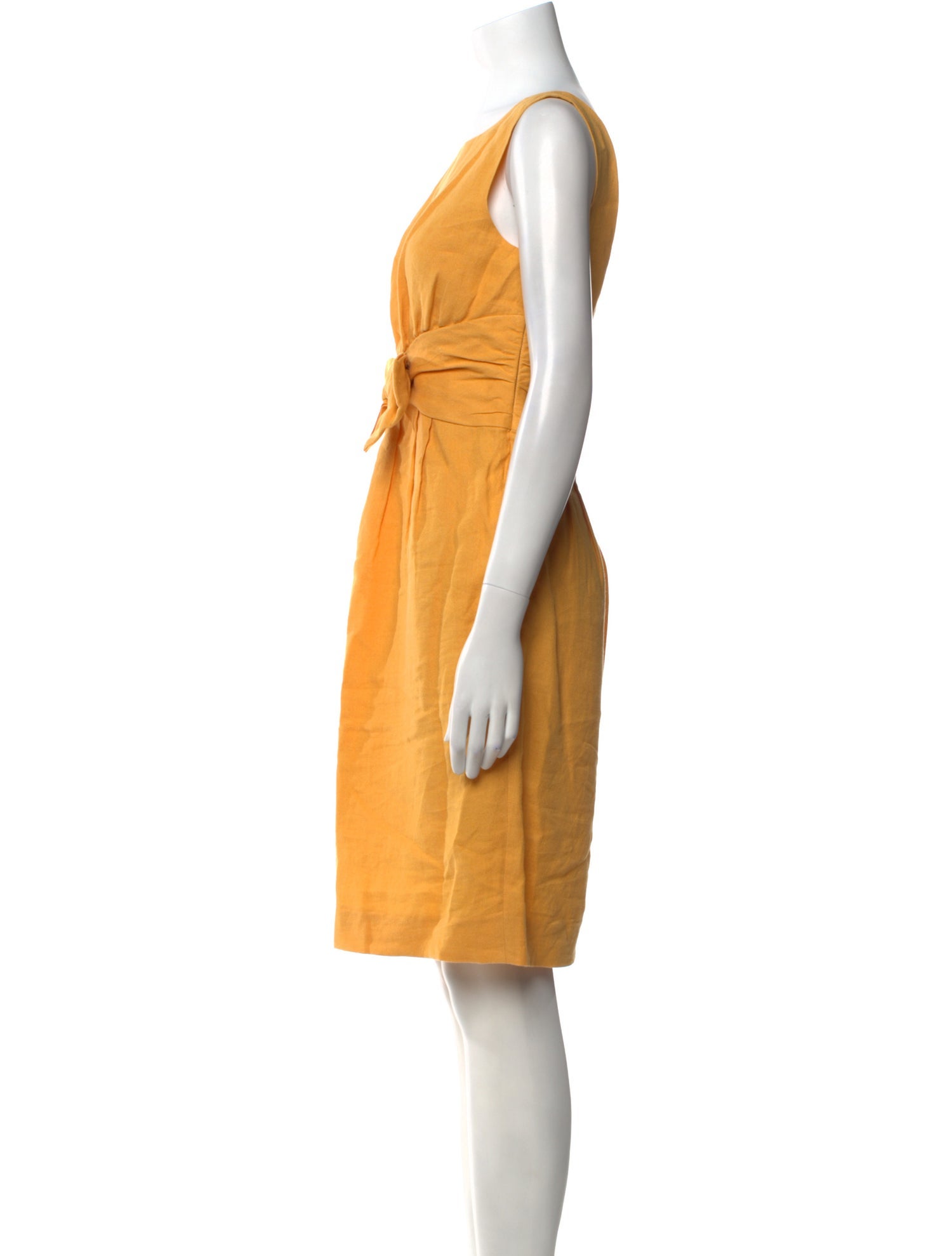 Moschino Cheap and Chic Bateau Neckline Knee-Length Dress