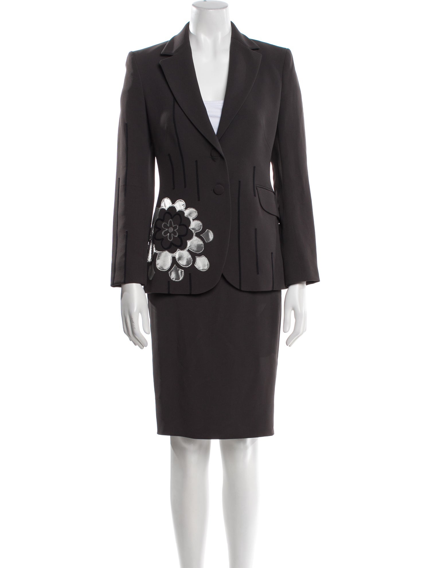 Moschino Cheap and Chic Vintage 2000's Skirt Suit