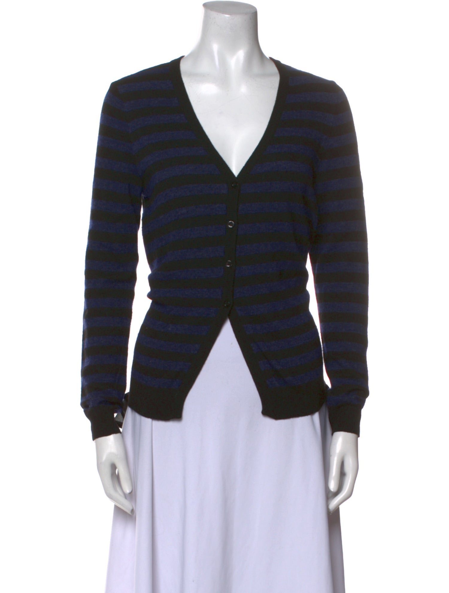 Moschino Cheap and Chic Nylon V-Neck Sweater