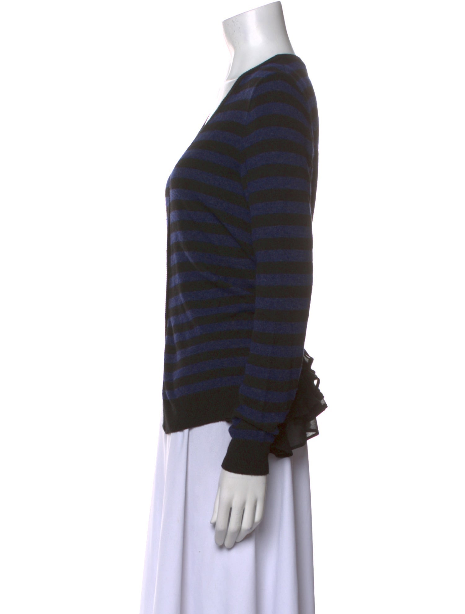 Moschino Cheap and Chic Nylon V-Neck Sweater