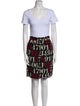 Moschino Cheap and Chic 1990's Printed Skirt Set