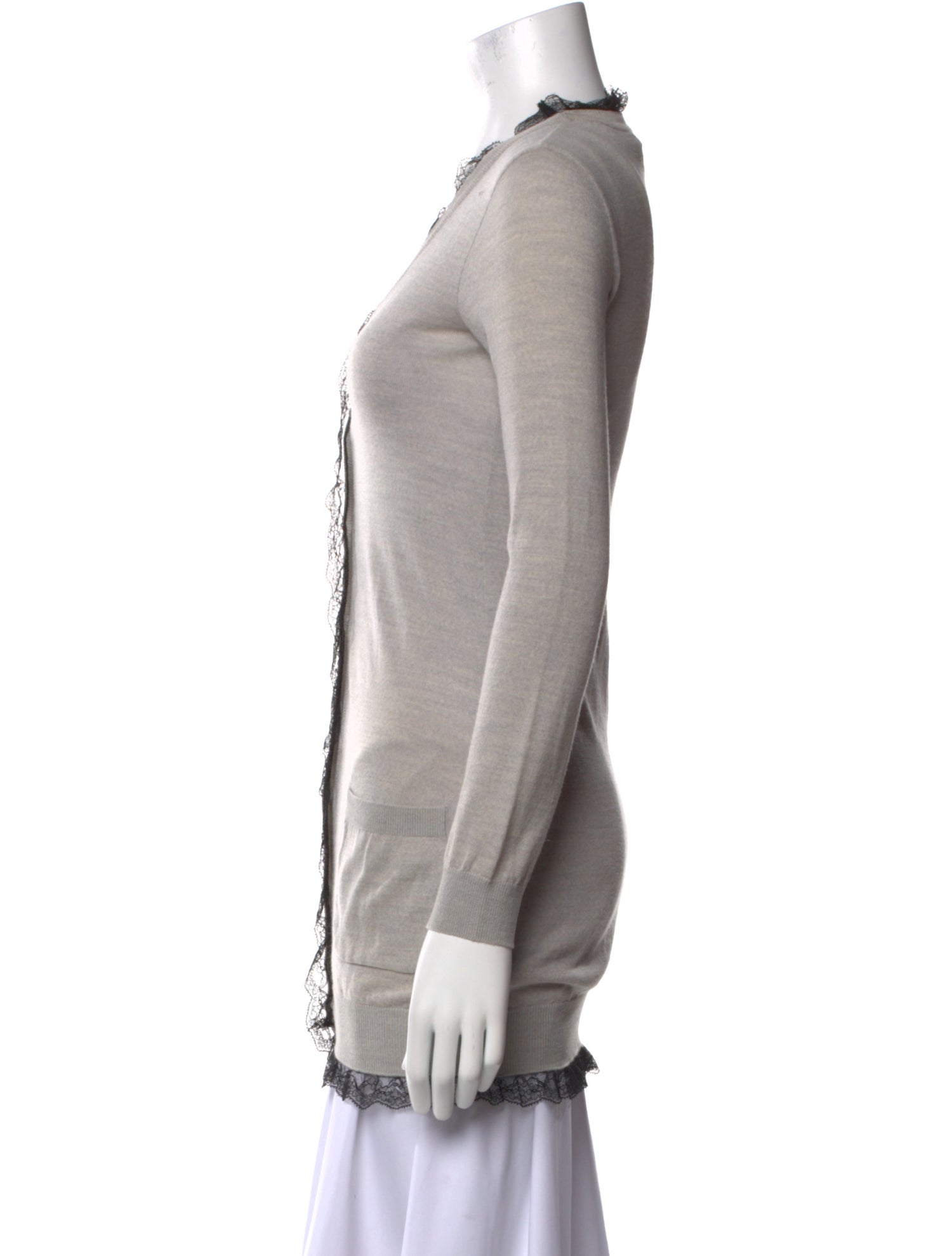 Moschino Cheap and Chic Virgin Wool V-Neck Sweater