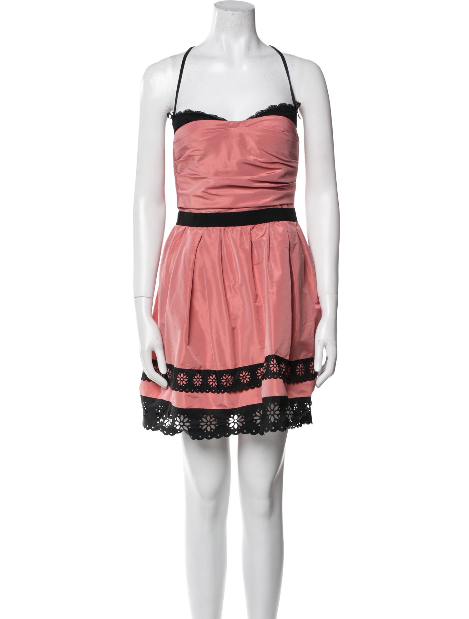 Moschino Cheap and Chic Square Neckline Mini Dress