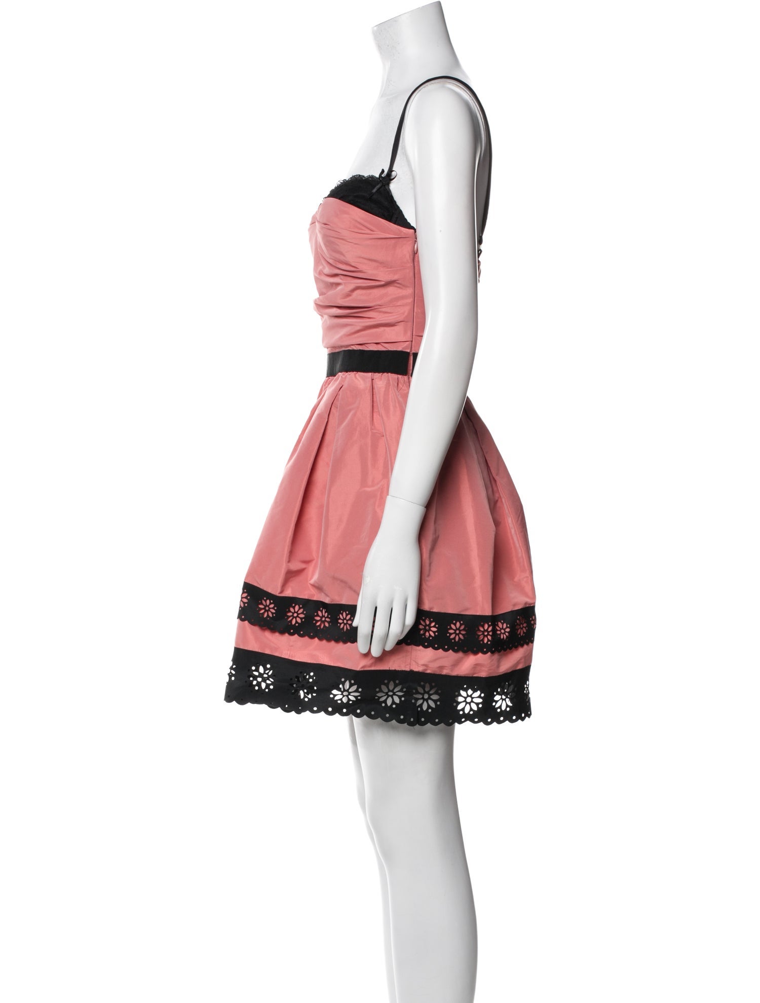 Moschino Cheap and Chic Square Neckline Mini Dress