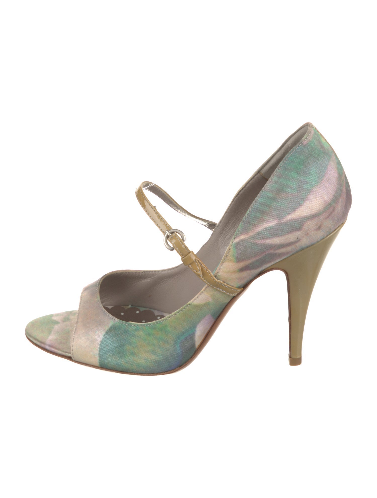 Moschino Cheap and Chic Printed Slingback Pumps