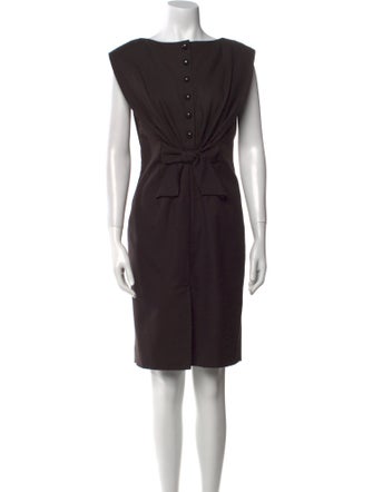 Moschino Cheap and Chic Virgin Wool Knee-Length Dress