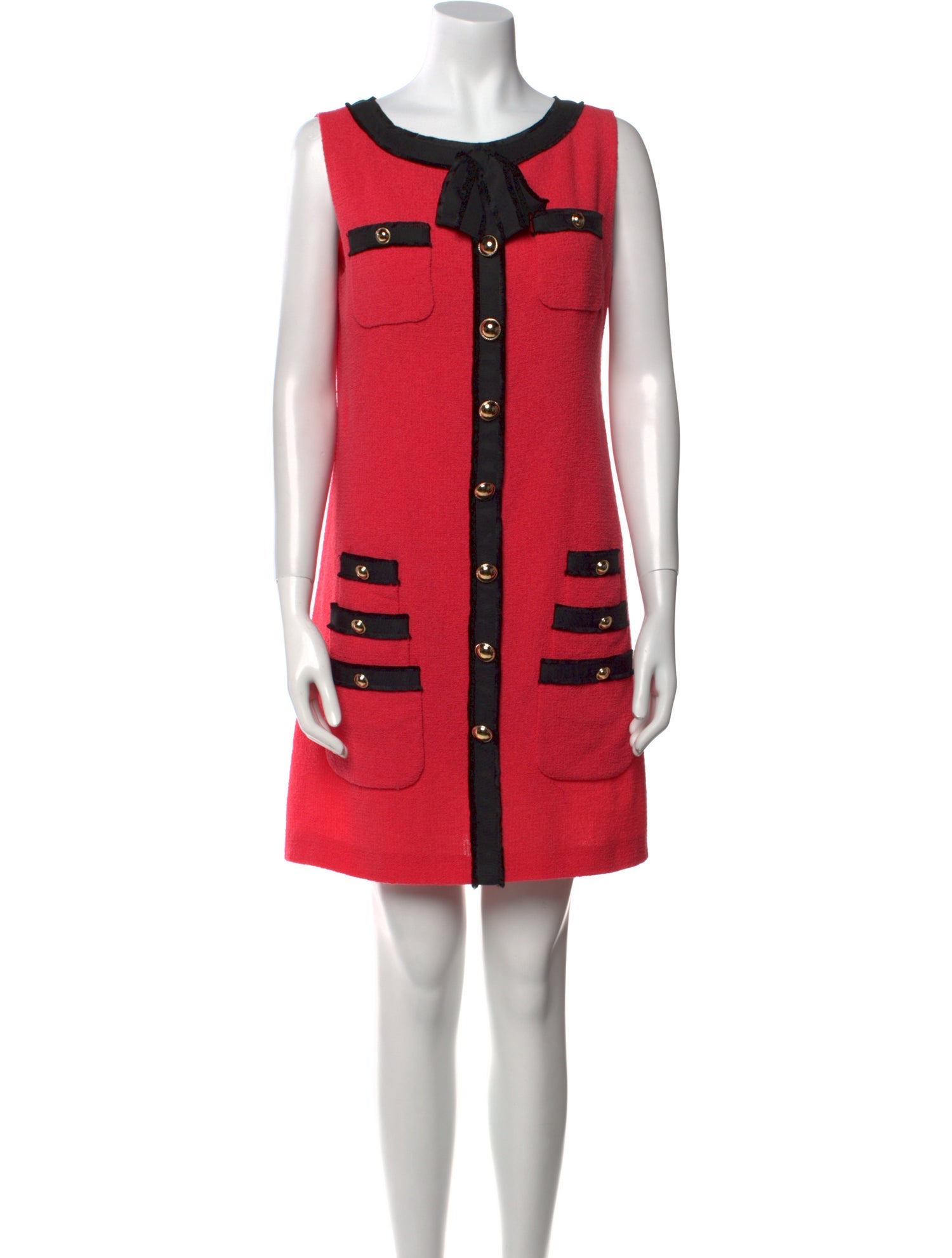 Moschino Cheap and Chic Virgin Wool Mini Dress