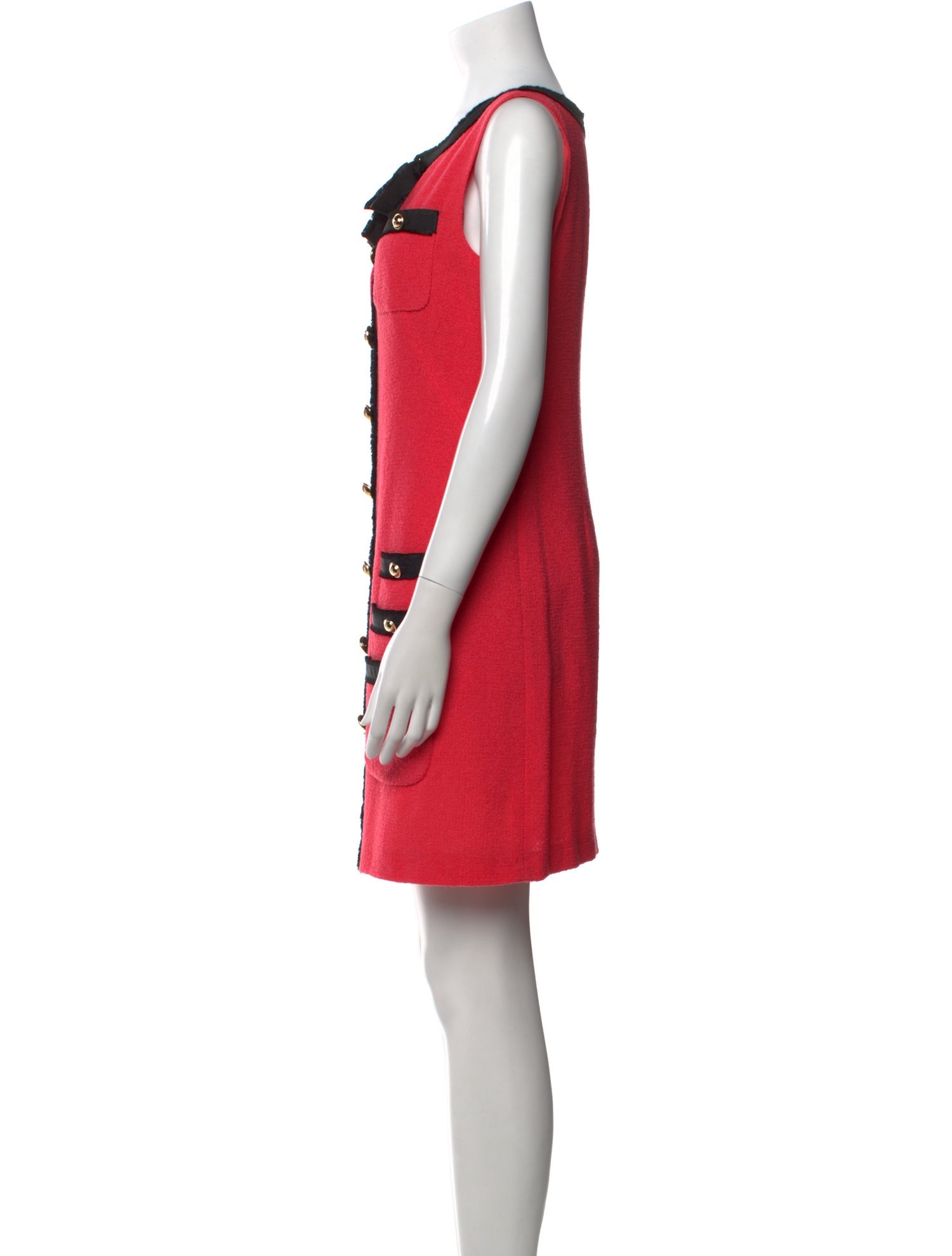 Moschino Cheap and Chic Virgin Wool Mini Dress