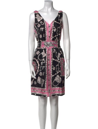 Moschino Cheap and Chic Silk Knee-Length Dress