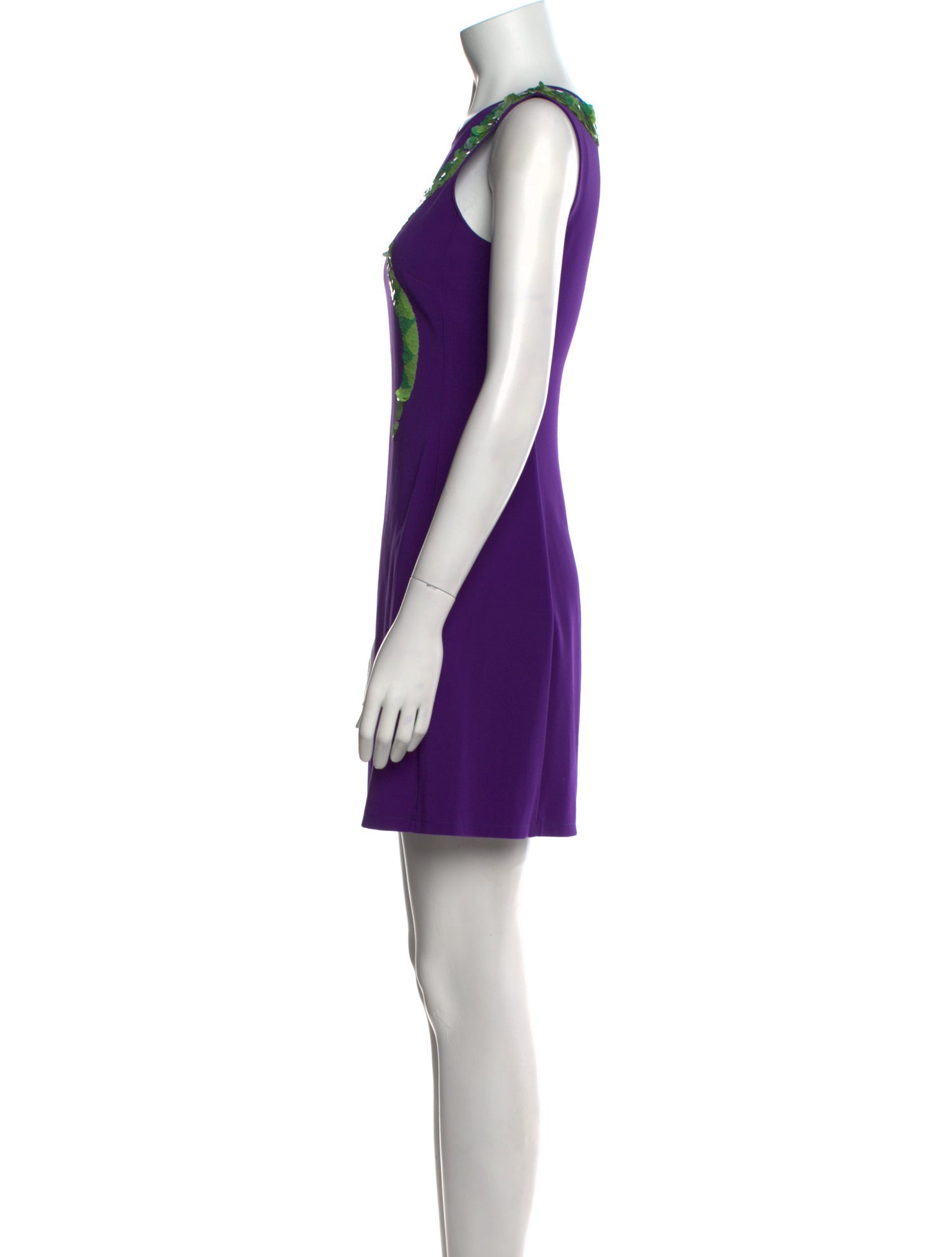 Moschino Cheap and Chic Scoop Neck Mini Dress